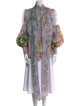 Zimmermann Linen Paisley Print Blouse