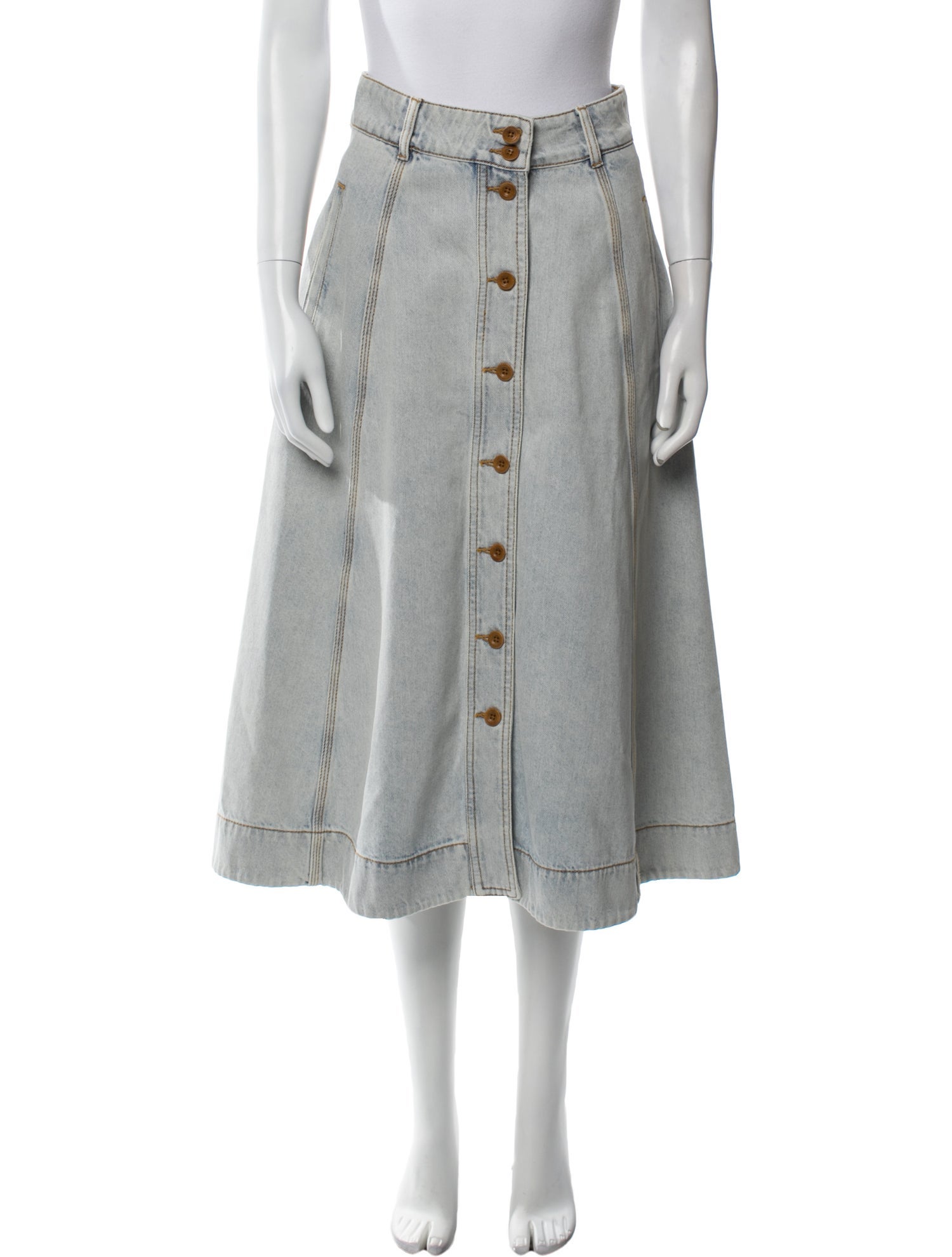 Zimmermann Midi Length Skirt