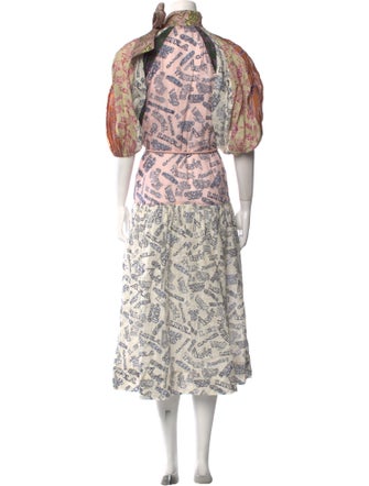 Zimmermann Linen Midi Length Dress