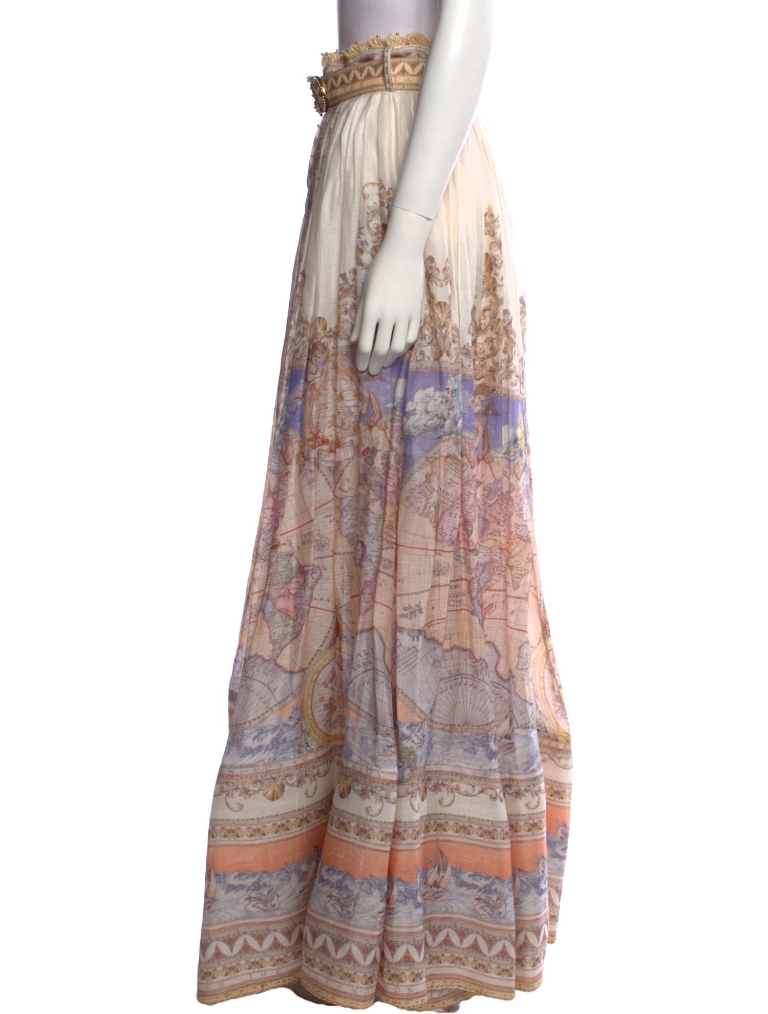 Zimmermann Linen Long Skirt w/ Tags