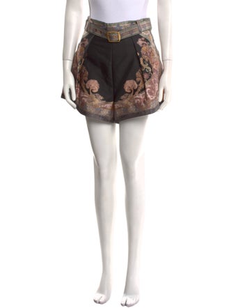 Zimmermann Silk Mini Shorts