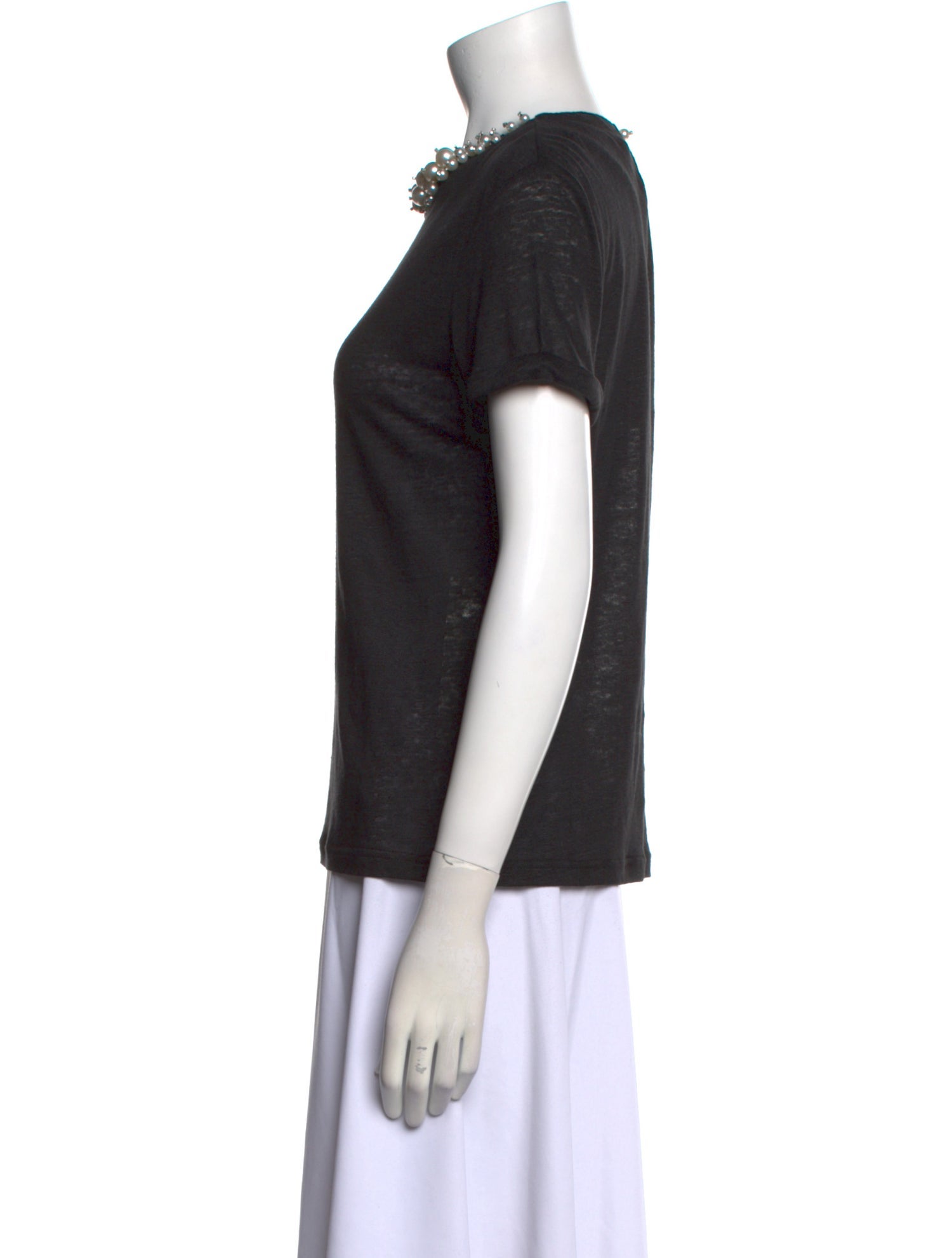 Zimmermann Linen Crew Neck T-Shirt w/ Tags