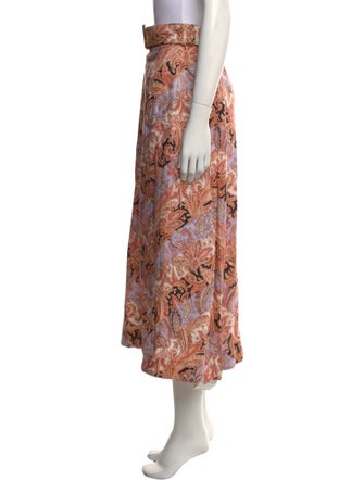 Zimmermann Linen Midi Length Skirt
