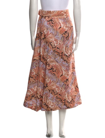 Zimmermann Linen Midi Length Skirt