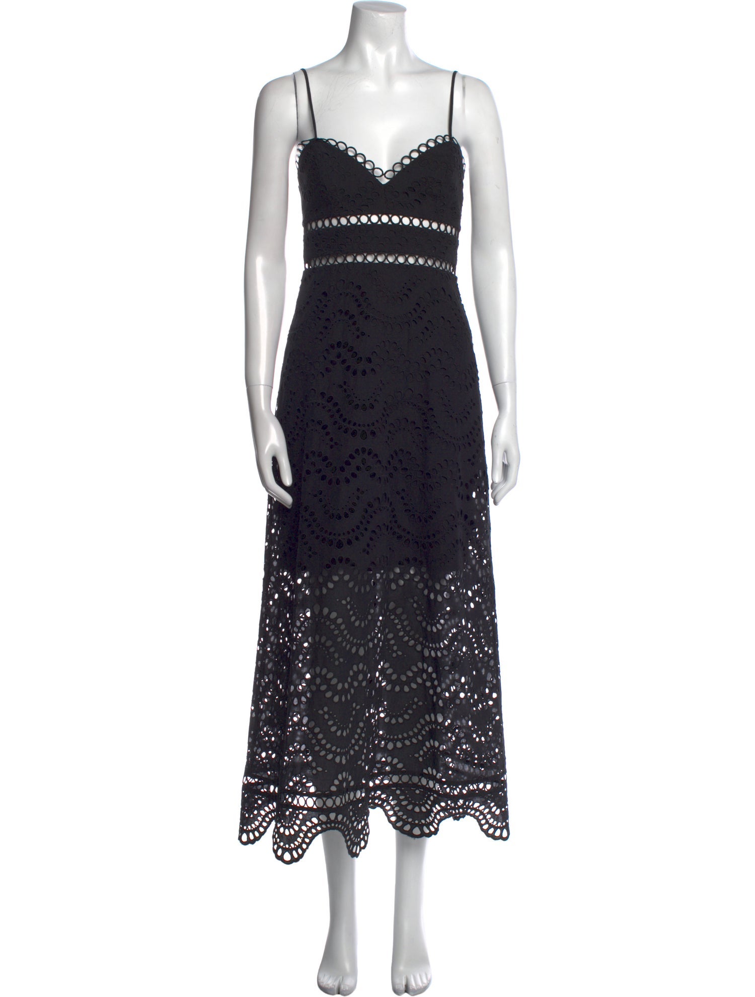 Zimmermann Lace Pattern Long Dress