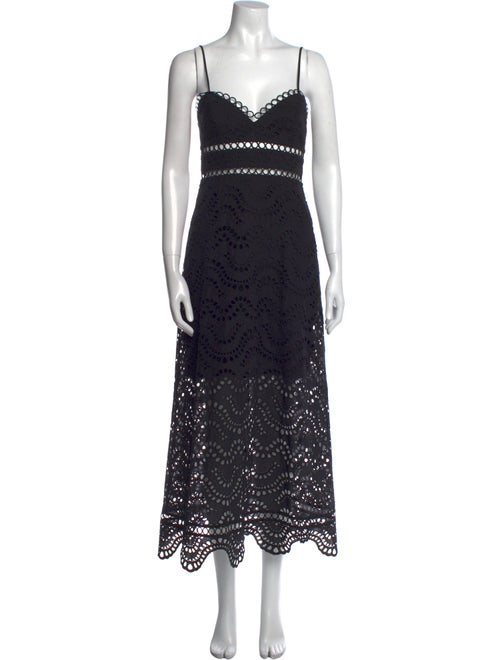 Zimmermann Lace Pattern Long Dress
