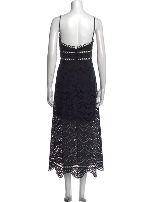 Zimmermann Lace Pattern Long Dress