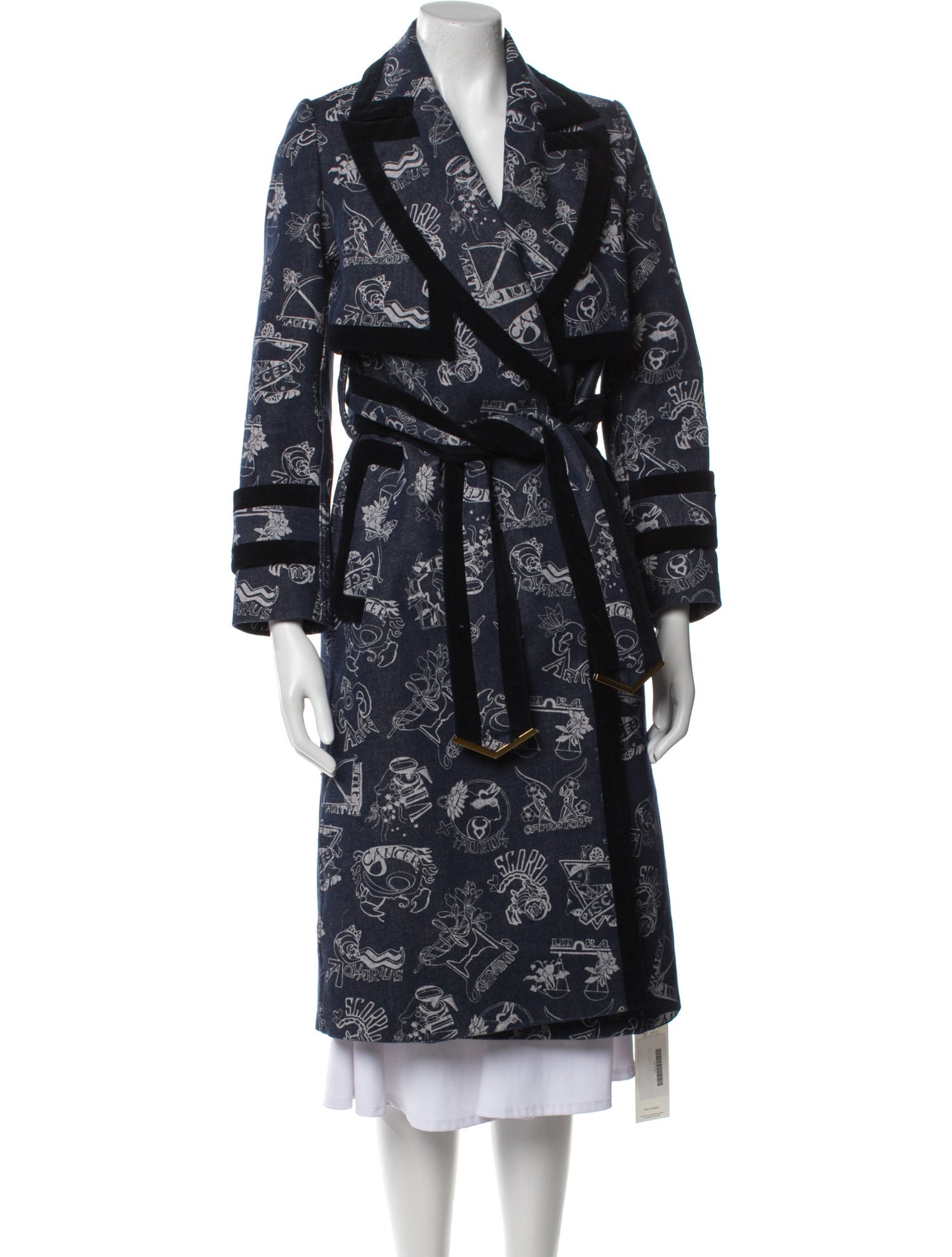 Zimmermann Printed Trench Coat