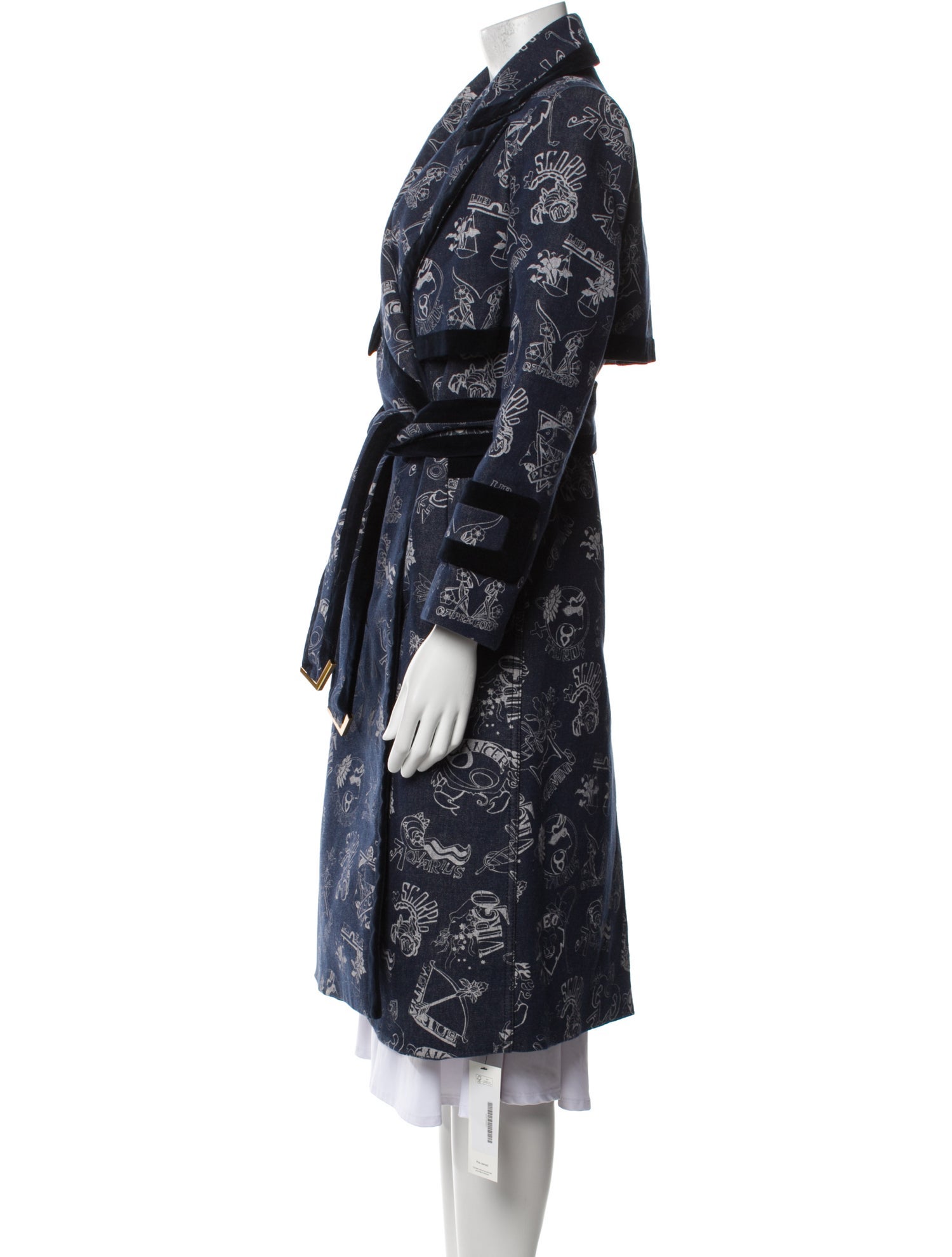 Zimmermann Printed Trench Coat