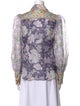 Zimmermann Linen Paisley Print Button-Up Top