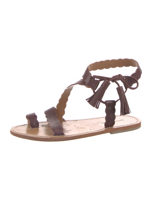 Zimmermann Leather Tassel Accents Gladiator Sandals