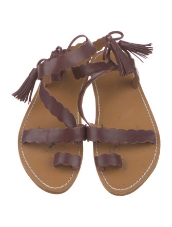 Zimmermann Leather Tassel Accents Gladiator Sandals