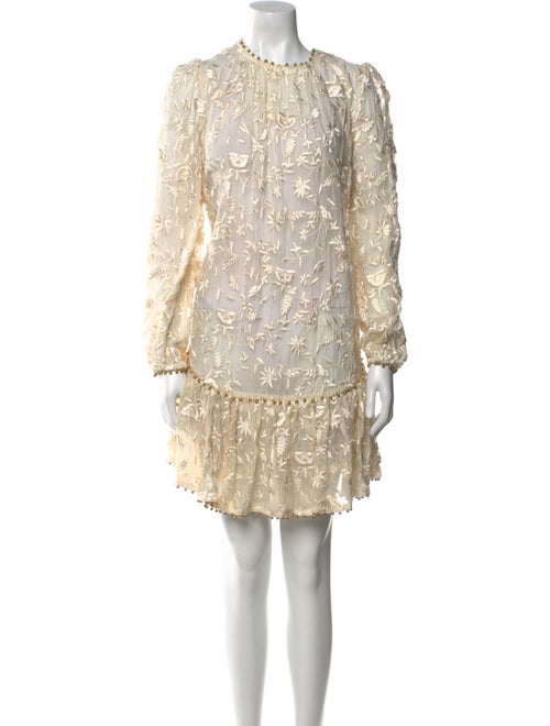 Zimmermann Lace Pattern Mini Dress