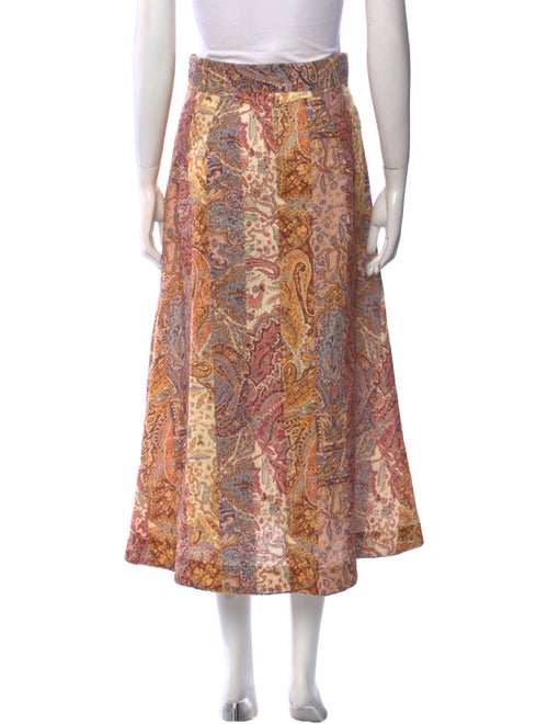 Zimmermann Linen Midi Length Skirt
