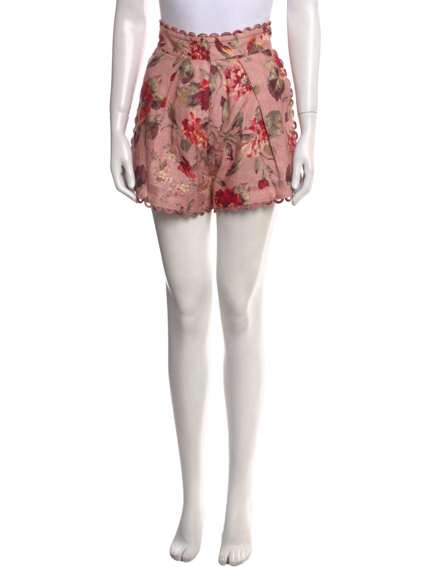 Zimmermann Linen Mini Shorts