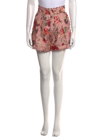 Zimmermann Linen Mini Shorts