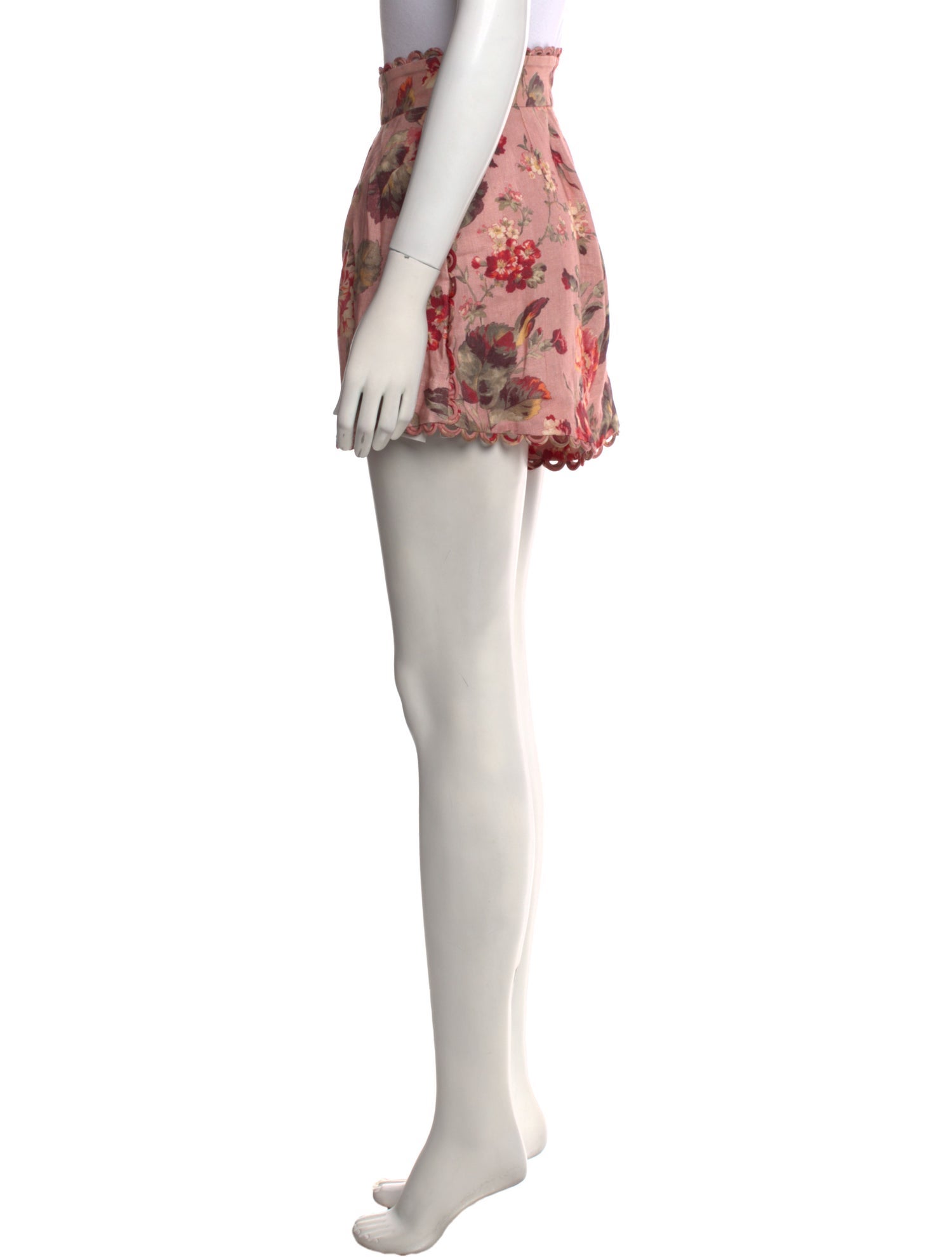 Zimmermann Linen Mini Shorts