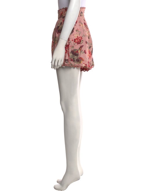 Zimmermann Linen Mini Shorts
