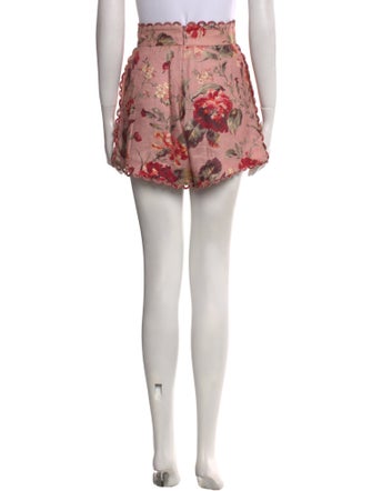 Zimmermann Linen Mini Shorts
