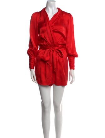 Zimmermann Silk V-Neck Romper