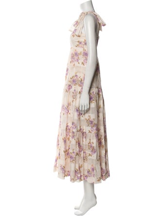 Zimmermann Floral Print Midi Length Dress