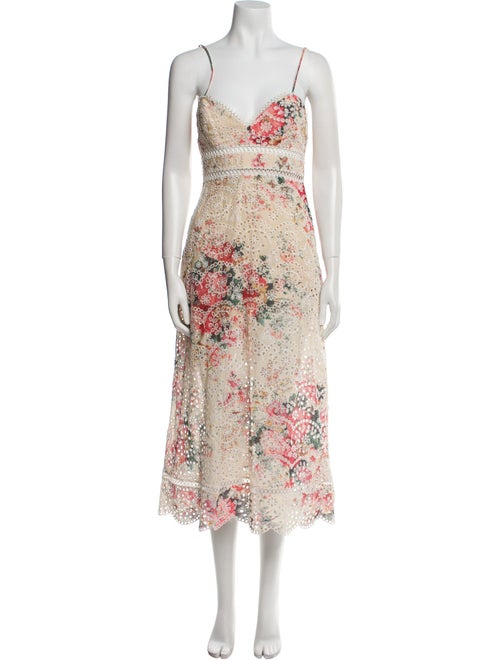 Zimmermann Floral Print Long Dress
