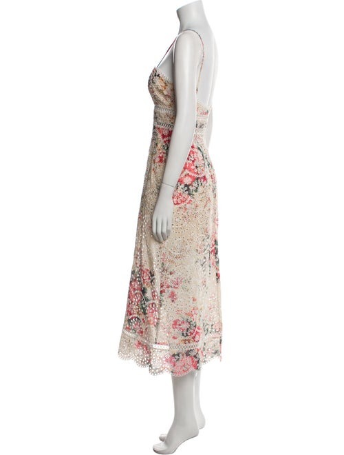 Zimmermann Floral Print Long Dress