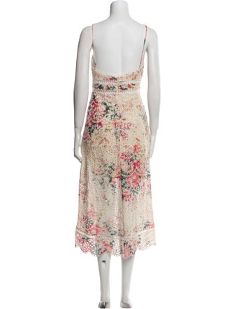 Zimmermann Floral Print Long Dress
