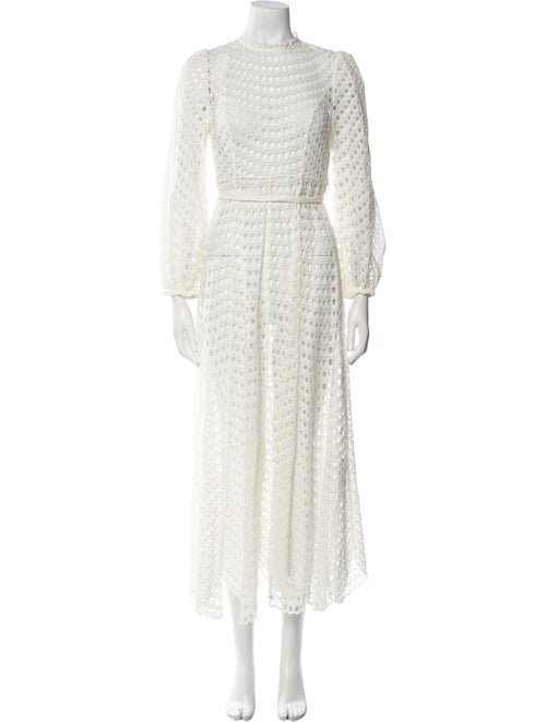 Zimmermann Lace Pattern Long Dress