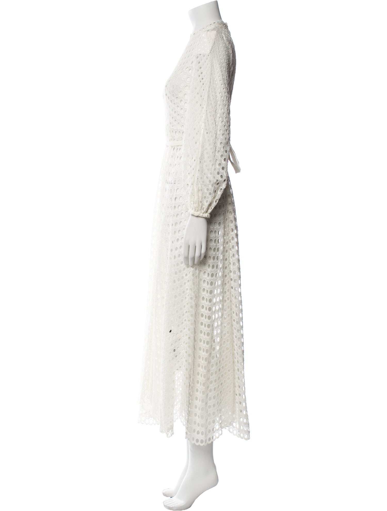 Zimmermann Lace Pattern Long Dress