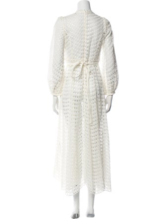 Zimmermann Lace Pattern Long Dress