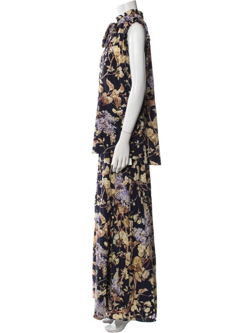 Zimmermann Silk Floral Print Skirt Set