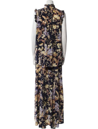 Zimmermann Silk Floral Print Skirt Set