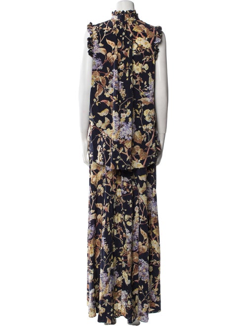 Zimmermann Silk Floral Print Skirt Set