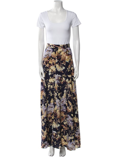 Zimmermann Silk Floral Print Skirt Set