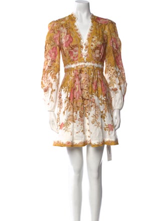 Zimmermann Linen Mini Dress
