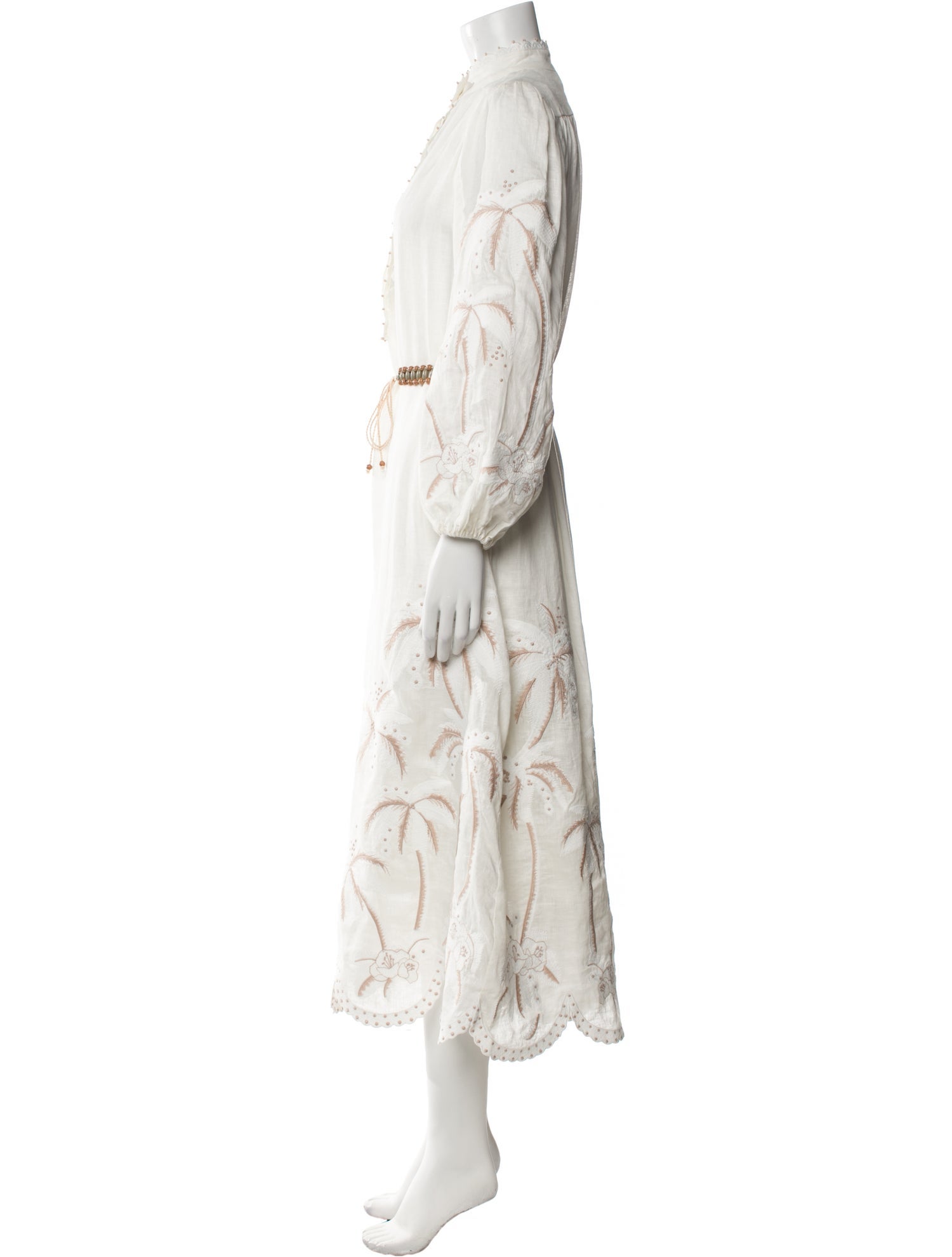 Zimmermann Linen Midi Length Dress w/ Tags