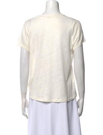 Zimmermann Linen Graphic Print T-Shirt