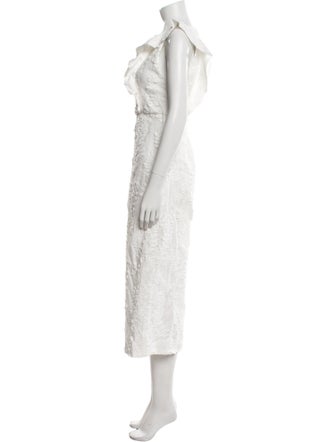 Zimmermann Linen V-Neck Jumpsuit