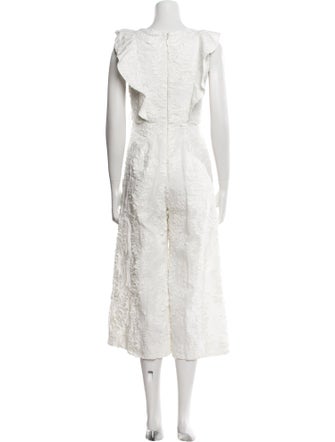 Zimmermann Linen V-Neck Jumpsuit