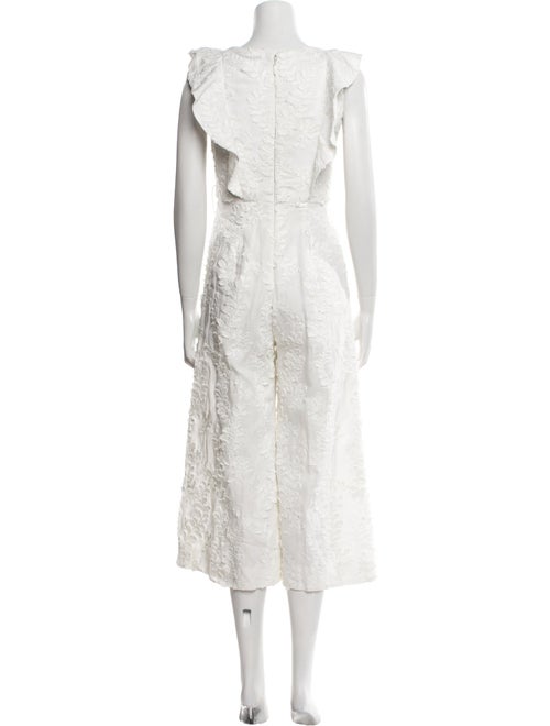 Zimmermann Linen V-Neck Jumpsuit