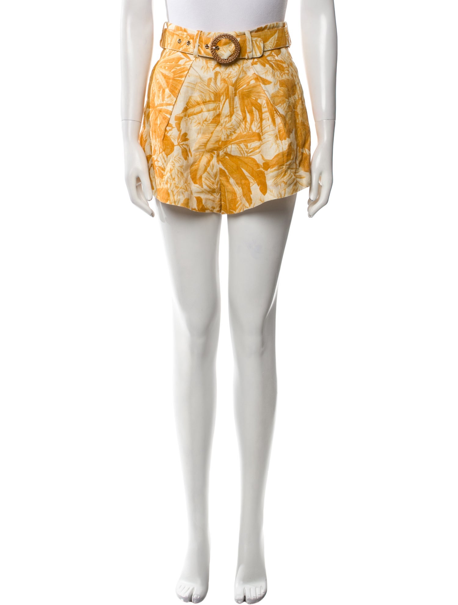 Zimmermann Linen Mini Shorts