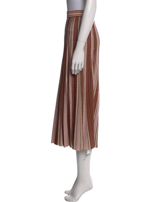 Zimmermann Striped Midi Length Skirt