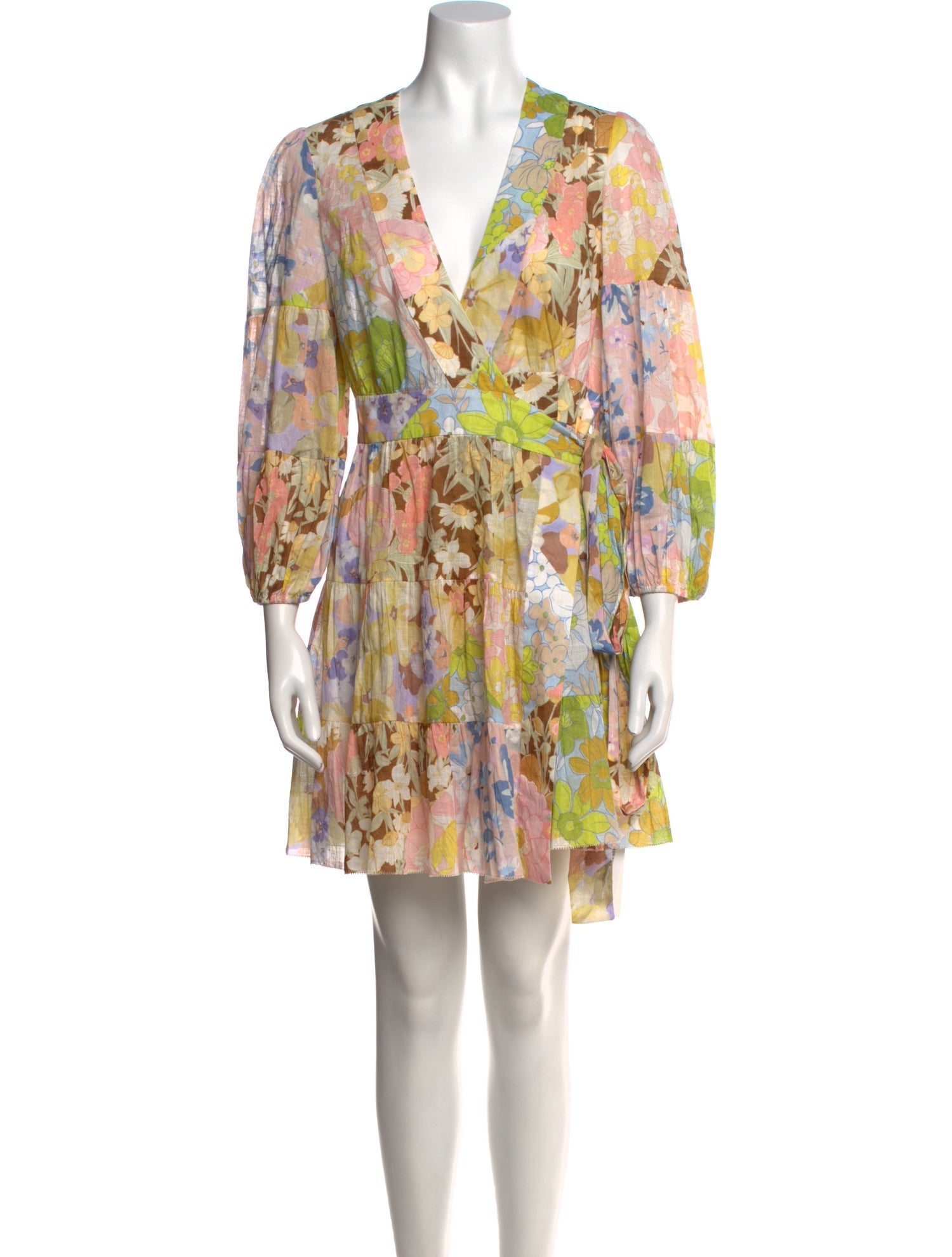 Zimmermann Floral Print Mini Dress