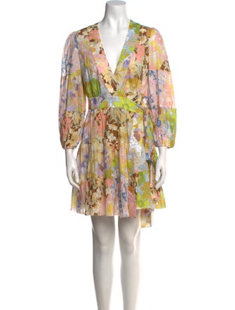 Zimmermann Floral Print Mini Dress