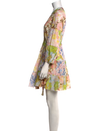 Zimmermann Floral Print Mini Dress