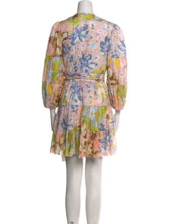 Zimmermann Floral Print Mini Dress