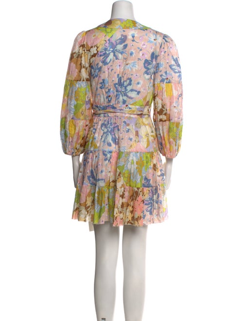 Zimmermann Floral Print Mini Dress