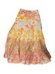Zimmermann Floral Print Midi Length Skirt