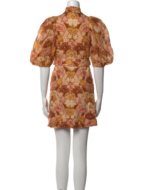 Zimmermann Floral Print Mini Dress